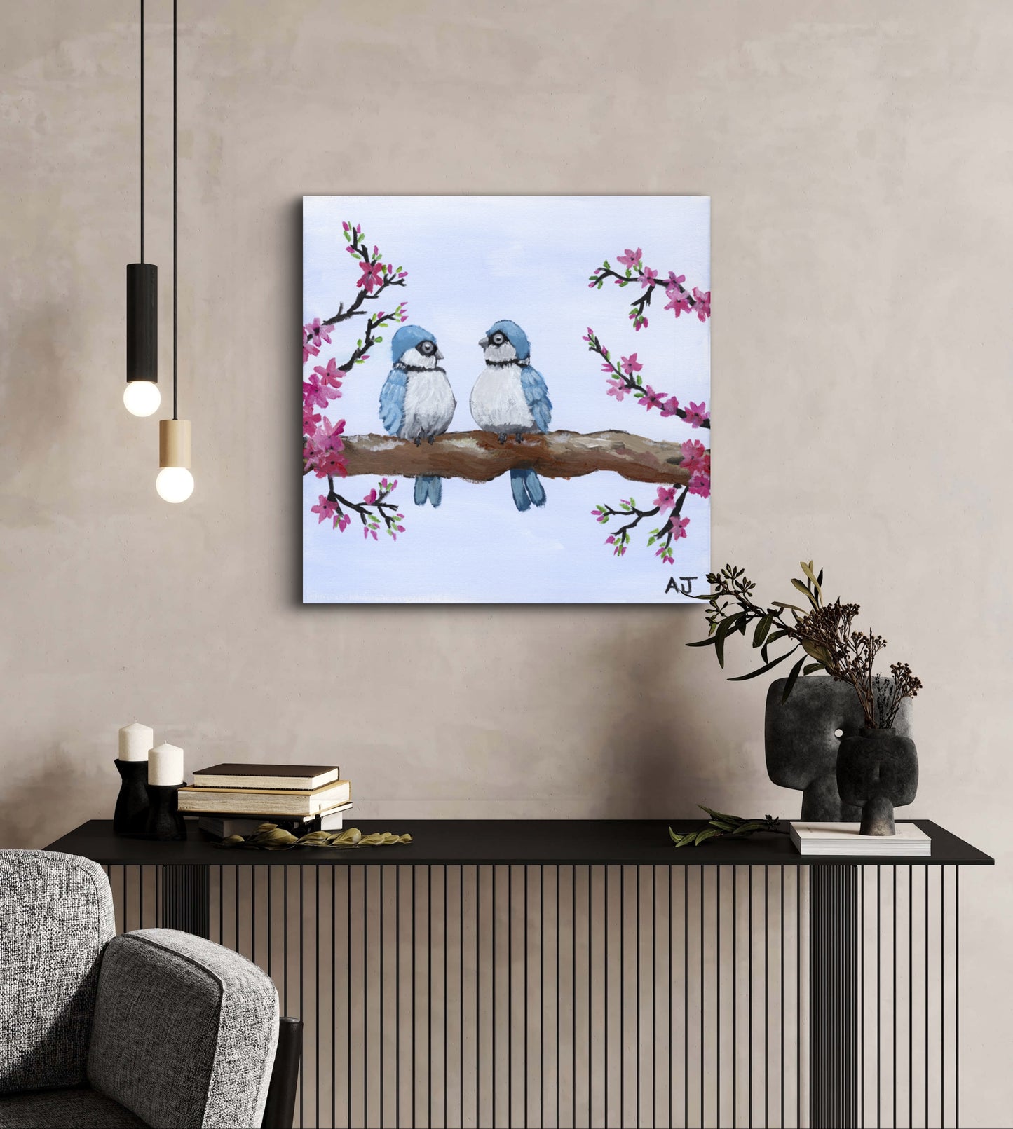 B01.2 - Blossoms and Bluebirds