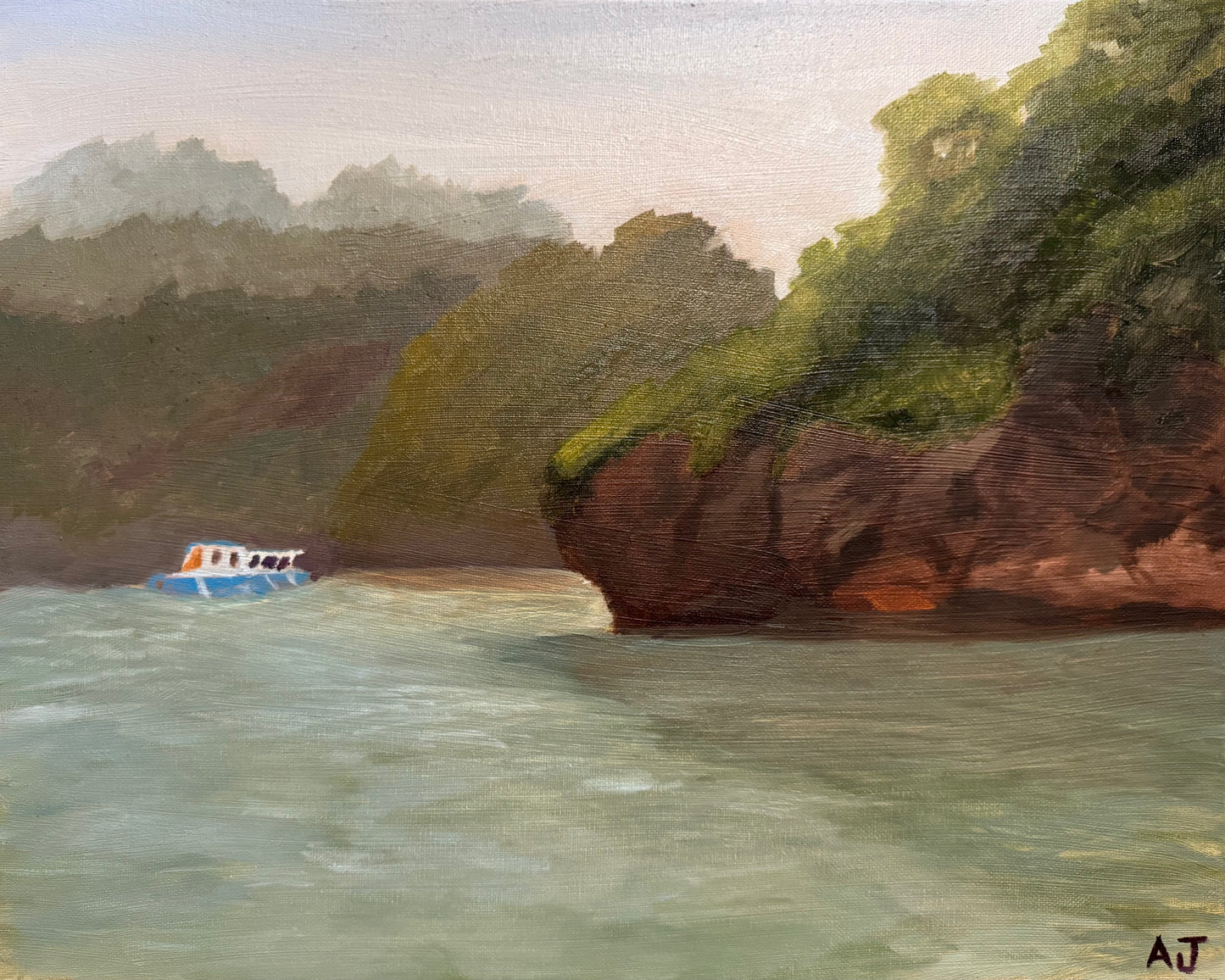 2025 C02 - Tranquility at Hundred Islands - Oil Painting