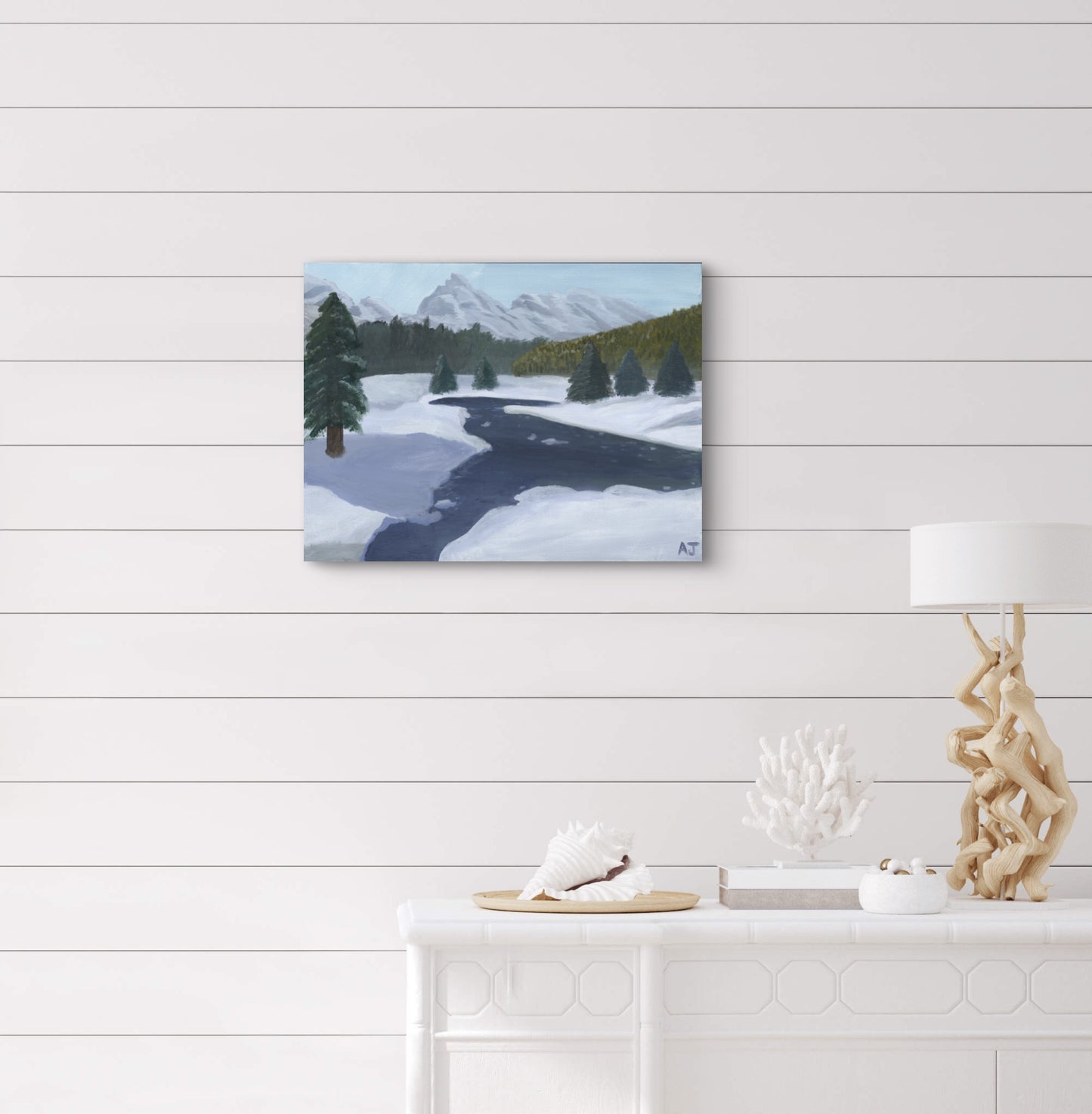 A01.4 - Winter Serenity by the Stream