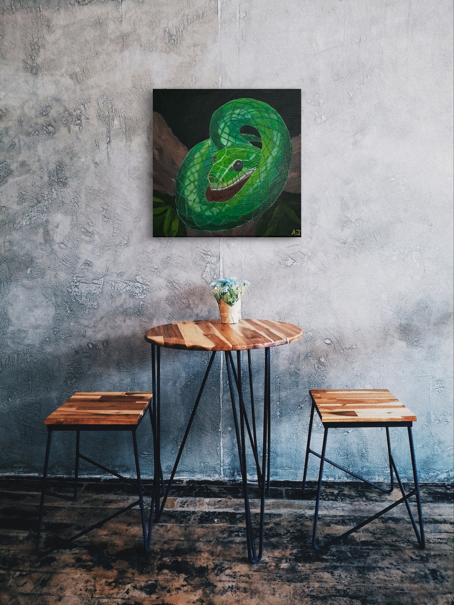 A01.1 - Emerald Coil - Year of the Wood Snake 2025 - Lucky Color Emerald Green