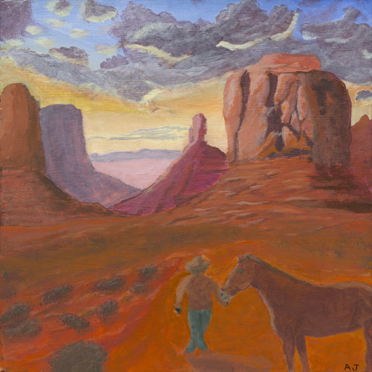 A02.2 - Desert Companions - Acrylic Painting